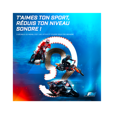 T’aimes ton sport, réduis ton niveau sonore !