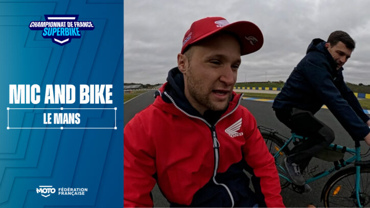Mic and Bike – Alan Techer – FSBK Le Mans