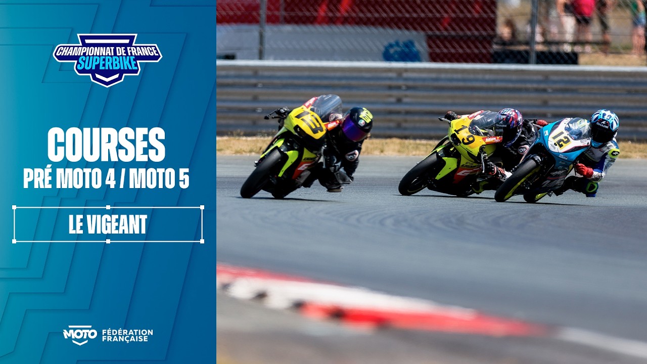 Courses Pré Moto 4 / Moto 5 – Le Vigeant (86) – FSBK 2026