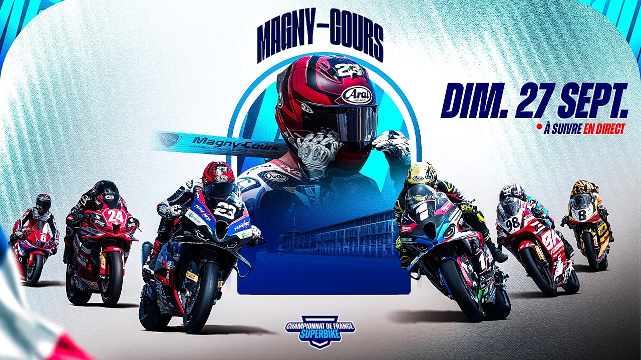 Championnat de France Superbike – Nevers Magny-Cours (58) – Live – Dimanche 27 septembre 2026