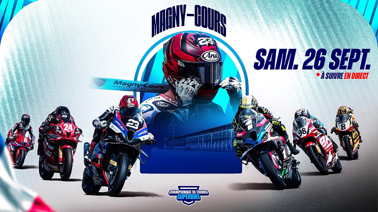 Championnat de France Superbike – Nevers Magny-Cours (58) – Live – Samedi 26 septembre 2026
