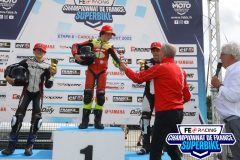 Podium MOTO 4/ 5 course 2.
CAROLE FSBK 2023.
Sixième manche Championnat de France Superbike.
26 / 27 Aout 2023.
© PHOTOPRESS.
Tel: 06 08 07 57 80.
info@photopress.fr