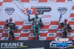 Podium OGP course 1LE MANS FSBK 2023.1ere manche Championnat de France Superbike.25 / 26 Mars 2023.