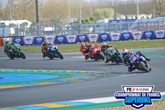 LE MANS FSBK 2023.
1ere manche Championnat de France Superbike.
25 / 26 Mars 2023.