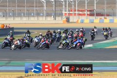 Depart SP300 Course 1LE MANS FSBK 20221 ére manche du Championnat de France Superbike26 & 27 Mars  Mars 2022© PHOTOPRESSTel: 06 08 07 57 80info@photopress.fr