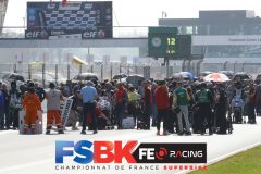 Depart SP300 Course 2LE MANS FSBK 20221 ére manche du Championnat de France Superbike26 & 27 Mars  Mars 2022© PHOTOPRESSTel: 06 08 07 57 80info@photopress.fr