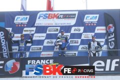 Podium SB Course 1
LE MANS FSBK 2022
1 ére manche du Championnat de France Superbike
26 & 27 Mars  Mars 2022
© PHOTOPRESS
Tel: 06 08 07 57 80
info@photopress.fr
