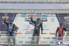 Podium Superbike course 2.
LEDENON FSBK 2023.
Troisième manche Championnat de France Superbike.
27 / 28 Mai 2023.
© PHOTOPRESS.
Tel: 06 08 07 57 80.
info@photopress.fr