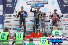 Podium Superbike course 2.
MAGNY-COURS FSBK 2023.
Quatrième manche Championnat de France Superbike.
1 / 2 Juillet 2023.
© PHOTOPRESS.
Tel: 06 08 07 57 80.
info@photopress.fr