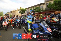 Parade en ville.
NOGARO FSBK 2022.
2 ème manche Championnat de France Superbike.
6 & 7 Mai 2022.
© PHOTOPRESS.
Tel: 06 08 07 57 80.
info@photopress.fr