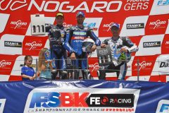 Podium SB Course 1.
NOGARO FSBK 2022.
2 ème manche Championnat de France Superbike.
6 & 7 Mai 2022.
© PHOTOPRESS.
Tel: 06 08 07 57 80.
info@photopress.fr