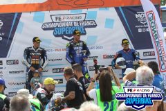 Podium Superbike course 1.
PAU-ARNOS FSBK 2023.
Cinquième manche Championnat de France Superbike.
15 / 16 Juillet 2023.
© PHOTOPRESS.
Tel: 06 08 07 57 80.
info@photopress.fr